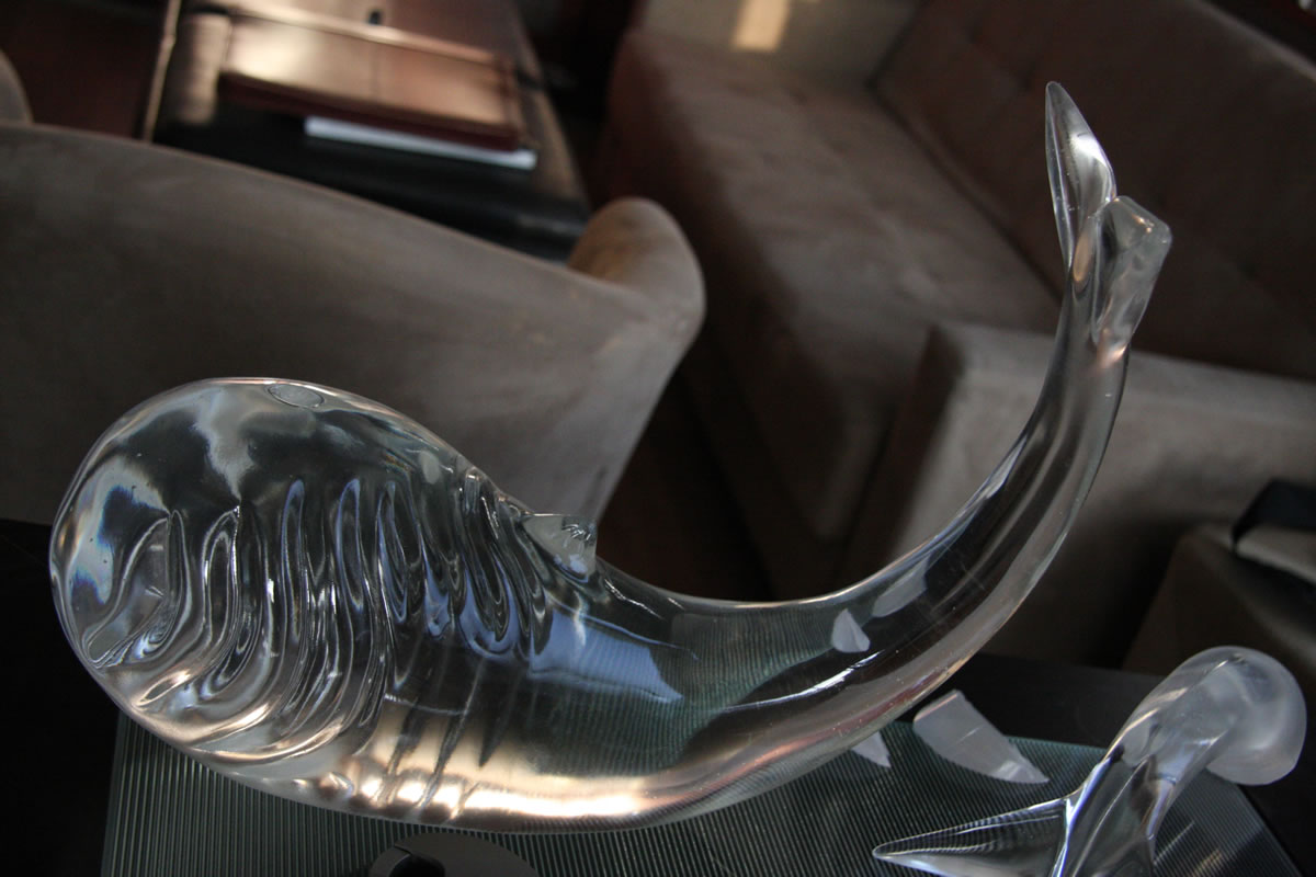 Crystal Whale Reproduction for the series 'Brothers and Sisters'